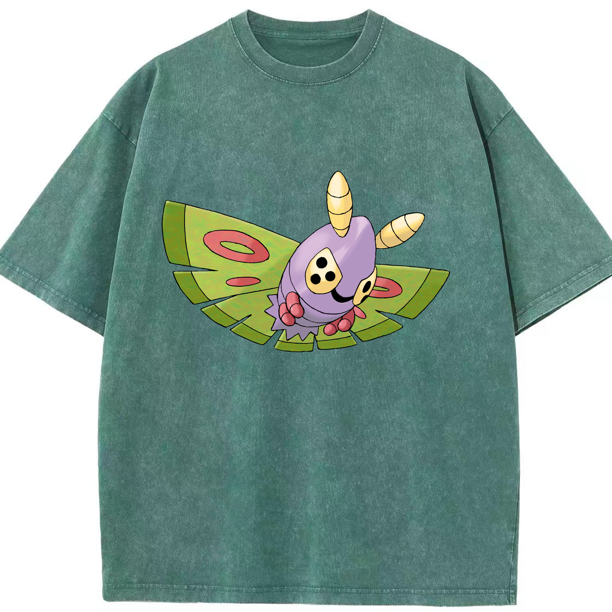（画像用） ポケットモンスター Pokémon 綿100% ヴィンテージ風 半袖Tシャツ（フロントプリント）